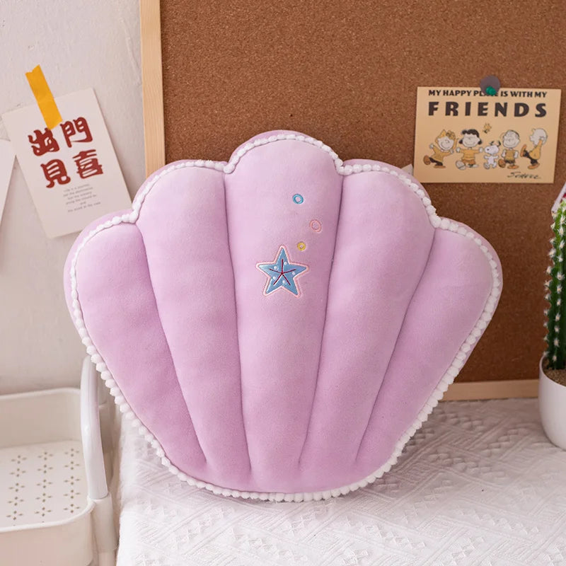 Super Soft Starfish Seashell Pillow