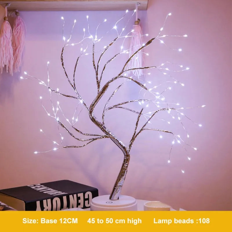 Tree Lamp for Lighting Bedroom Christmas Party