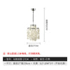 Designer restaurant chandelier light luxury