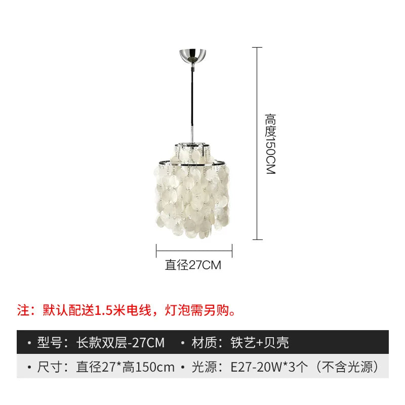 Designer restaurant chandelier light luxury