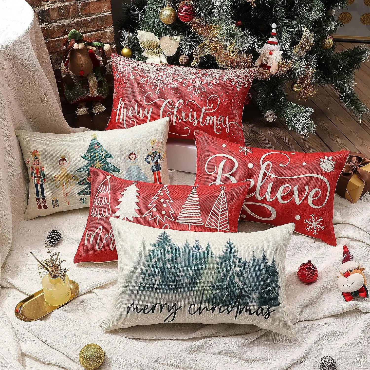 Throw Pillowcase Decoration Cushion Cover for Sofa