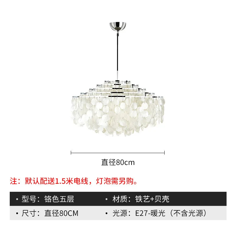 Designer restaurant chandelier light luxury