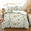 Floral Butterfly Style Digital Printed Duvet Set