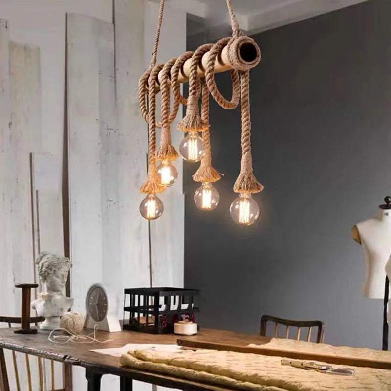 Chandelier Fixed Kitchen Industrial Hanging Light