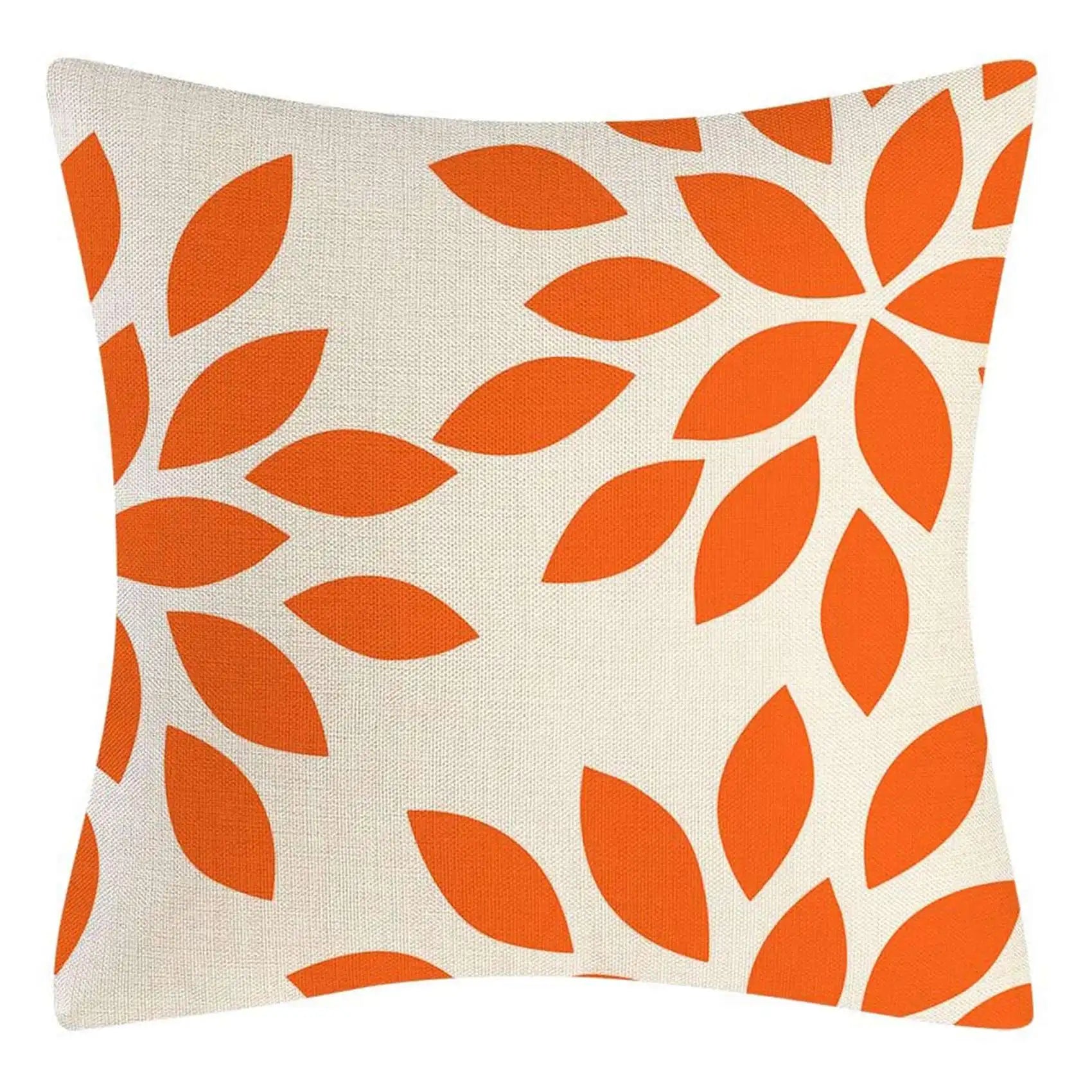 Orange Pillow Covers 18X18 Set of 4 Home Decorative